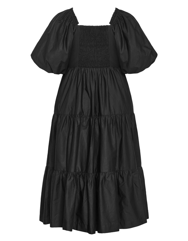 City Chic - Fantasy Puff Sleeve Midi Dress