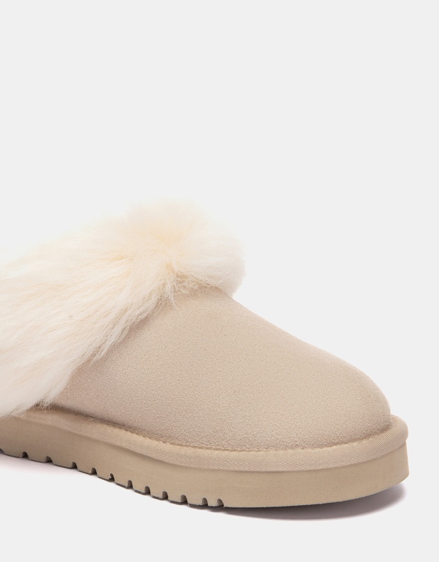 EVERAU - Australian Shepherd Ugg Mianee Cow Suede Upper House Shoes