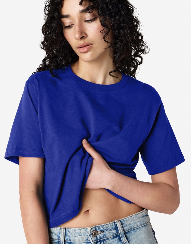American Apparel - Women's Fine Jersey Boxy T-Shirt