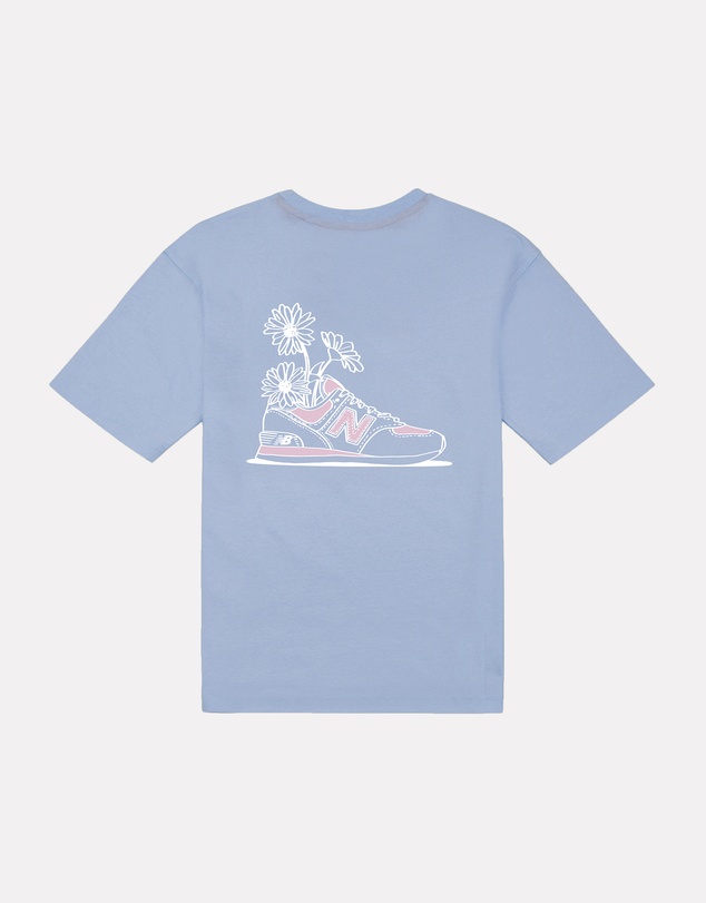 New Balance - Floral Sneaker Back Graphic Tee