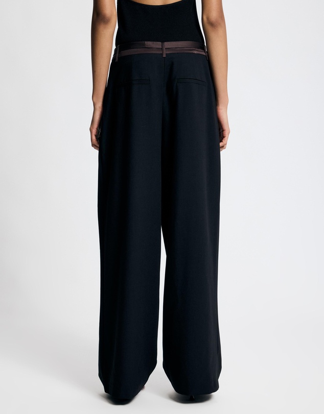 Lover - Sienna Contrast Satin Tailored Pants