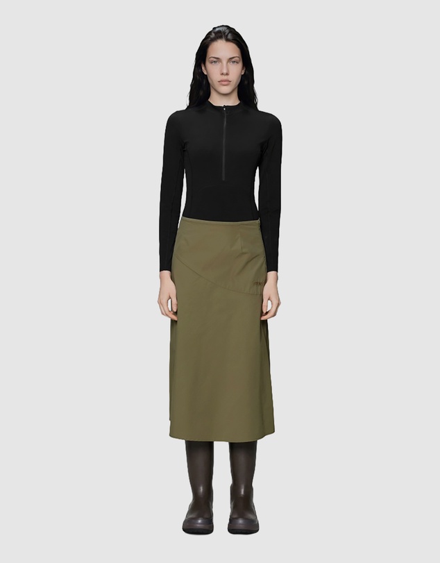 RAINS - Light Woven W Skirt Moss