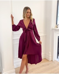 Esther Luxe - Bryleigh Dress - Bordeaux