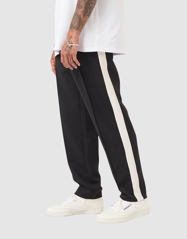 Zanerobe - Stitched Football Trackpant Black