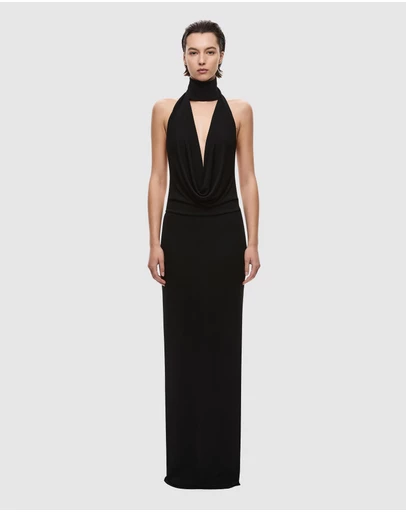 MISHA - The Cowl Neck Jersey Dress
