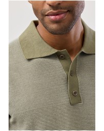 Brooksfield - Stripe Knitted Polo