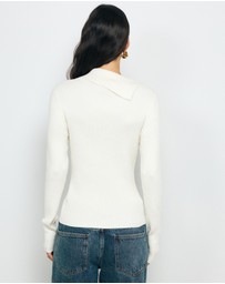 AERE - Yali Cotton Cashmere Blend Top