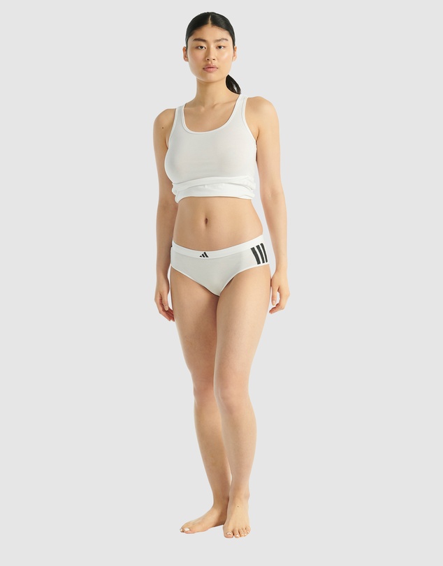 adidas Sportswear - Active Essentials Cotton 3 Stripes Hipster Brief