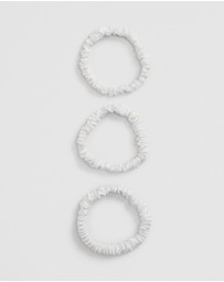 Country Road - Small Silk Scrunchie Pack Of 3