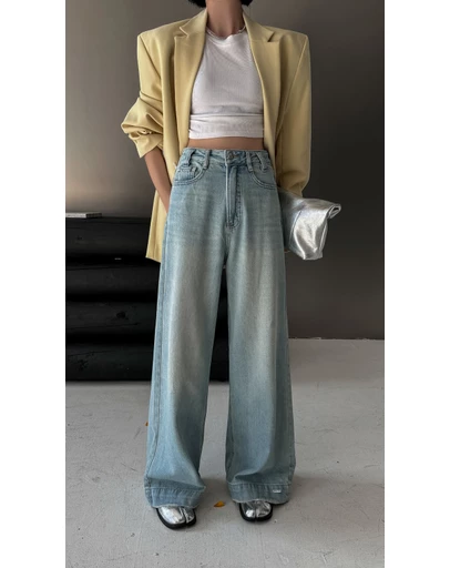 Glamorous - High-waisted, wide-brimmed wide-leg jeans