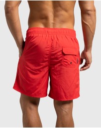 Coast Clothing - Red Swim Shorts