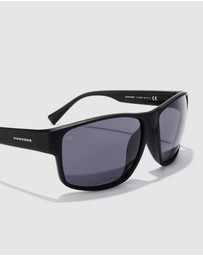 Hawkers Co - Black Black Dark Faster Raw Sunglasses for Men and Women UV400