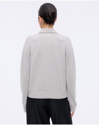 Minima Esenciales - Zoe Merino Wool Cashmere Blend Cardigan