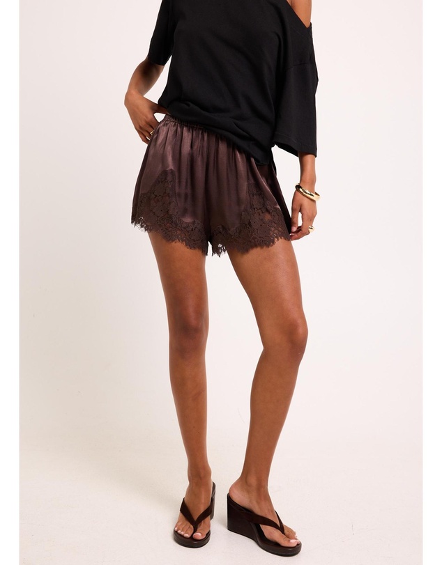Alice In The Eve - Joy Lace Mini Shorts