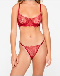 One Empire - Rita Red Lace Lingerie Set