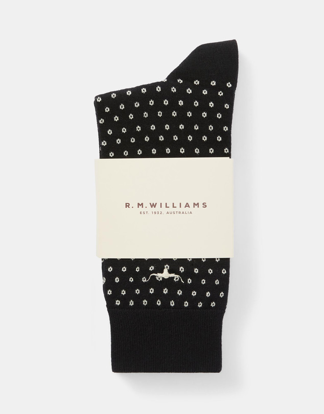 R.M.Williams - 2-Pack Nelson Polka Dot Socks