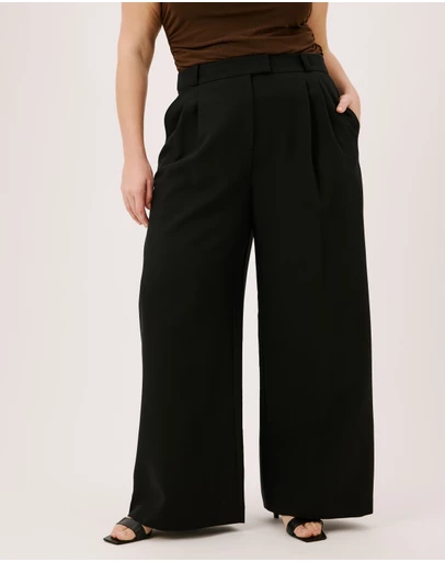 Atmos&Here Curvy - Chelsea Wide Leg Pants