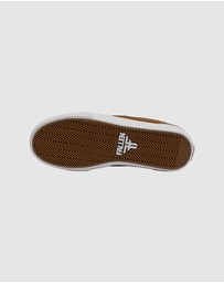 Fallen Footwear - Fallen Footwear Patriot Vulcanized Suede Men Shoes Camel/White