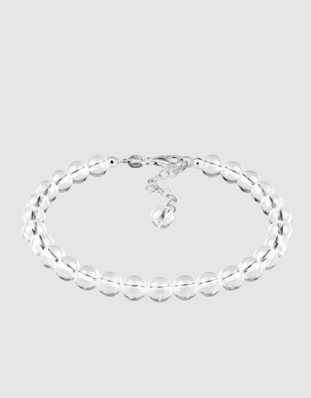 Elli Jewelry - Rock Crystal Bead Bracelet