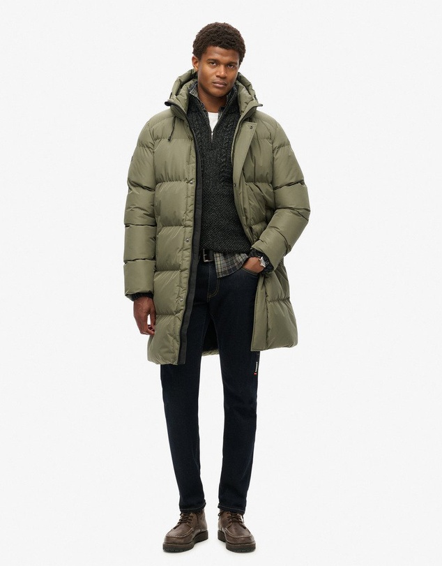 Superdry - Hooded Sports Puffer Mid Jacket
