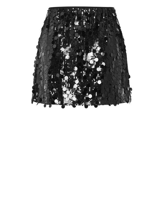 City Chic - Adorn Sequin Mini Skirt