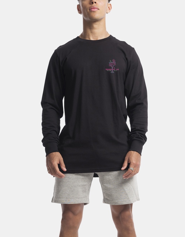 Vacancy Co - Flamingo Club Long Sleeve Tee