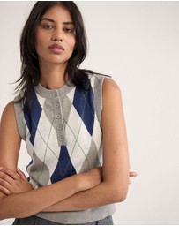 Oxford - Carina Argyle Vest