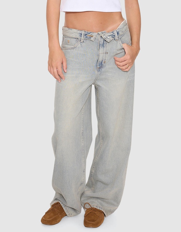 Thrills - Murphy Folded Waist Baggy Jeans