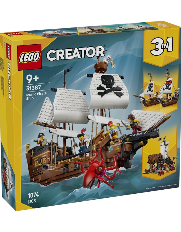 LEGO - 31387 Iconic Pirate Ship