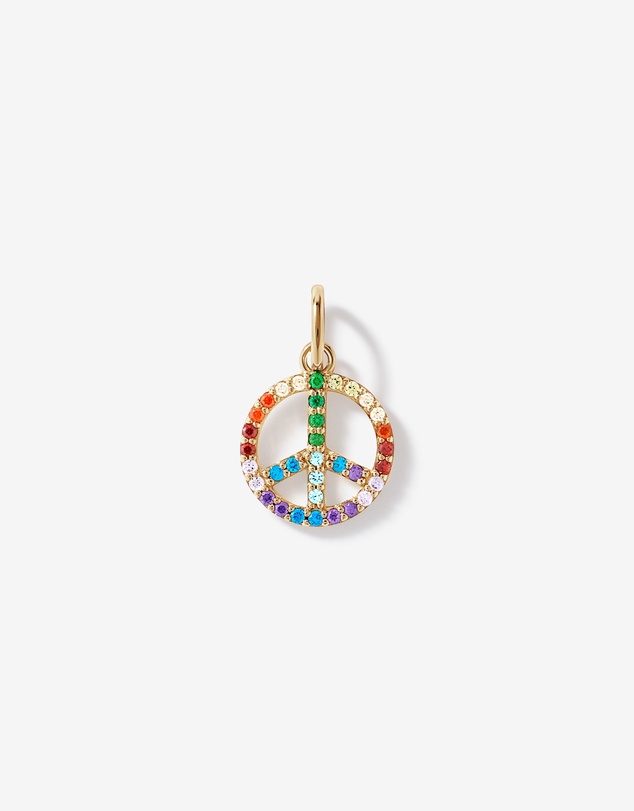 Michael Hill - Peace Pendant in 18Kt Vermeil with Cubic Zirconia