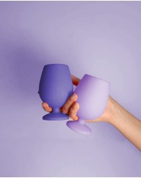 porter green - stemm | silicone unbreakable wine glasses