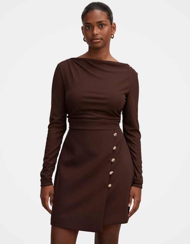 2 in 1 mini dress Lululemon athletica 2-in-1 Bubble-Hem Mini Dress