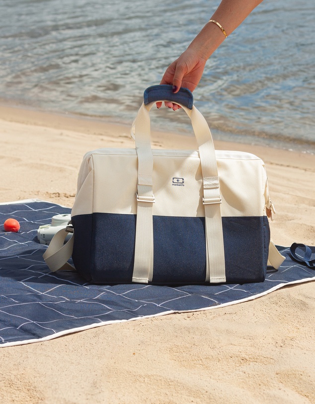 Monbento - Monbento Escape - The XXL Insulated Bag For All Your Outings - Blue Natural