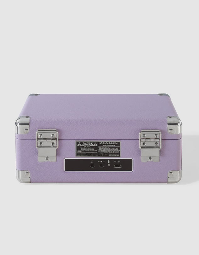 Crosley - Crosley Cruiser Portable Retro CD Player with Stereo Bluetooth Speakers, FM Radio - Lavender
