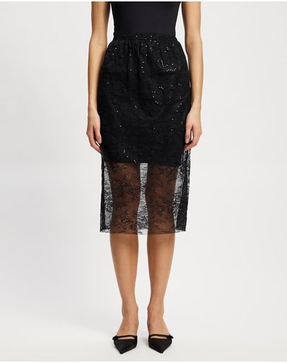 Black with Black Underskirt