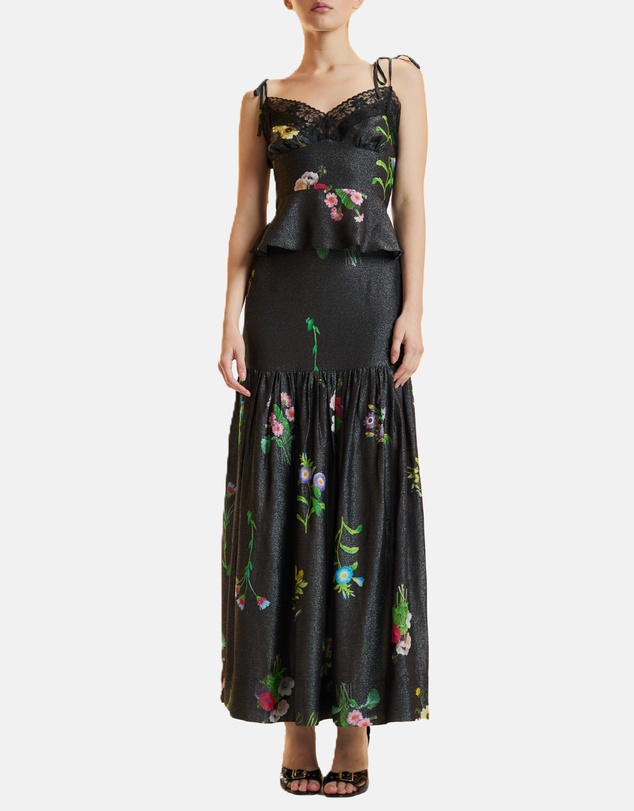 Cynthia Rowley - Lace Metallic Cami Top