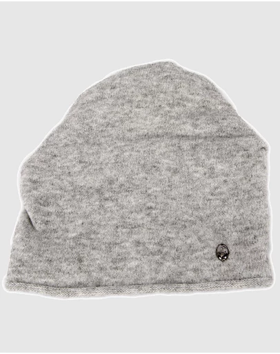 Max Alexander - European Made Grey Fashion Wool Beanie