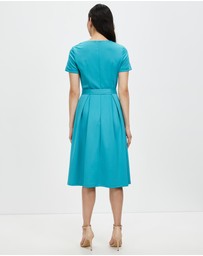 Pink Ruby - Spring Racer A-Line Dress