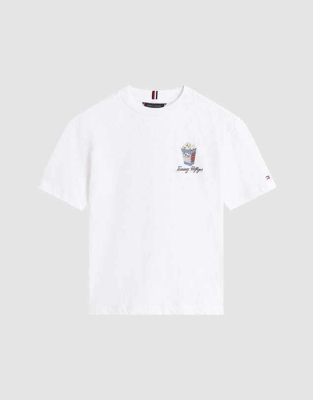 Tommy Hilfiger - Back Graphic Textured T-Shirt - Teens