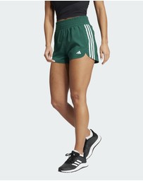 adidas Performance - Pacer Training 3-Stripes Woven High-Rise Shorts Womens