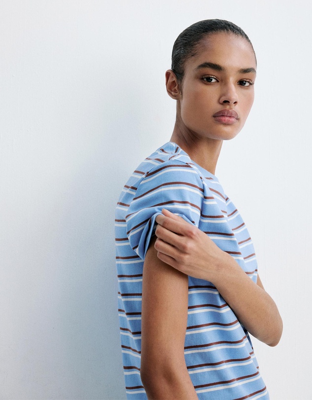 M.N.G - Striped Cotton T-Shirt