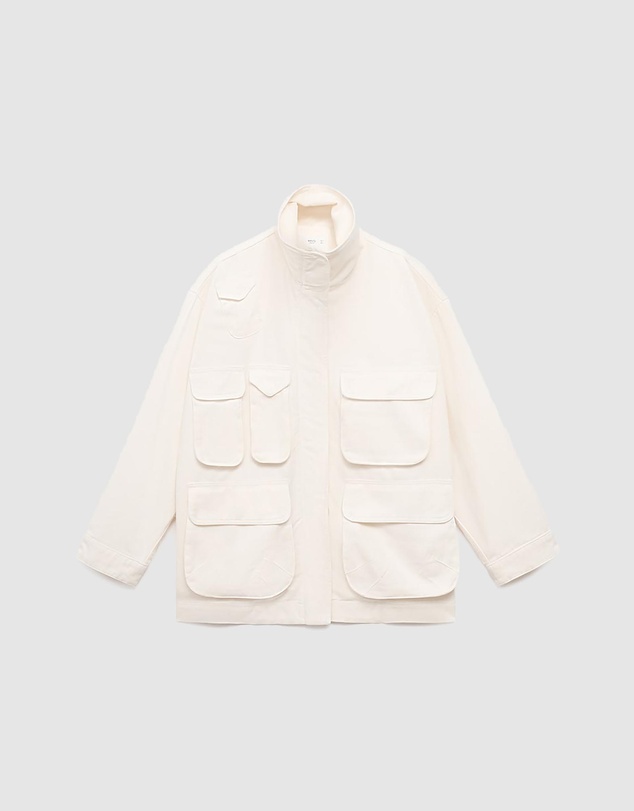 M.N.G - Oversized Denim Parka With Pockets