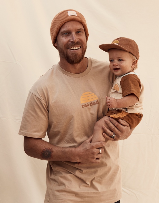 Banabae - Rad Dad Organic Cotton Tee - Tan