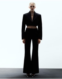 M.N.G - Wool Cropped Suit Jacket