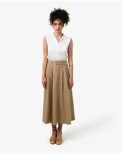 Forcast - Willow Cotton Belted Skirt
