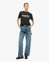 Superdry - Metallic Venue Relaxed Tee