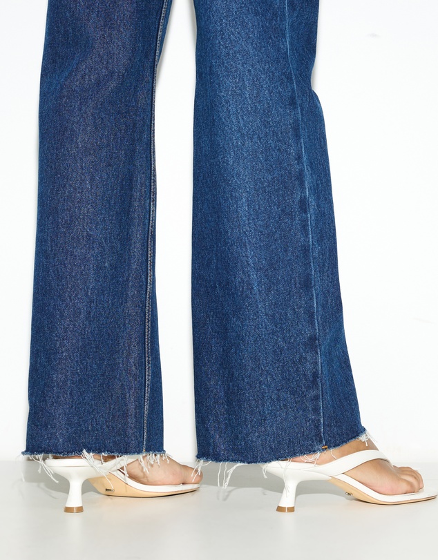 Dazie - Oslo High Waisted Straight Leg Jeans