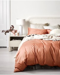 Aura Home - Halo Organic Sateen European Pillowcase