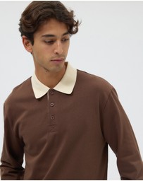 AERE - Classic Contrast Rugby Polo