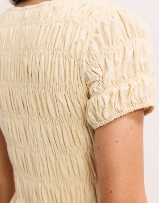 The Fated - Macey Shirred Mini Dress